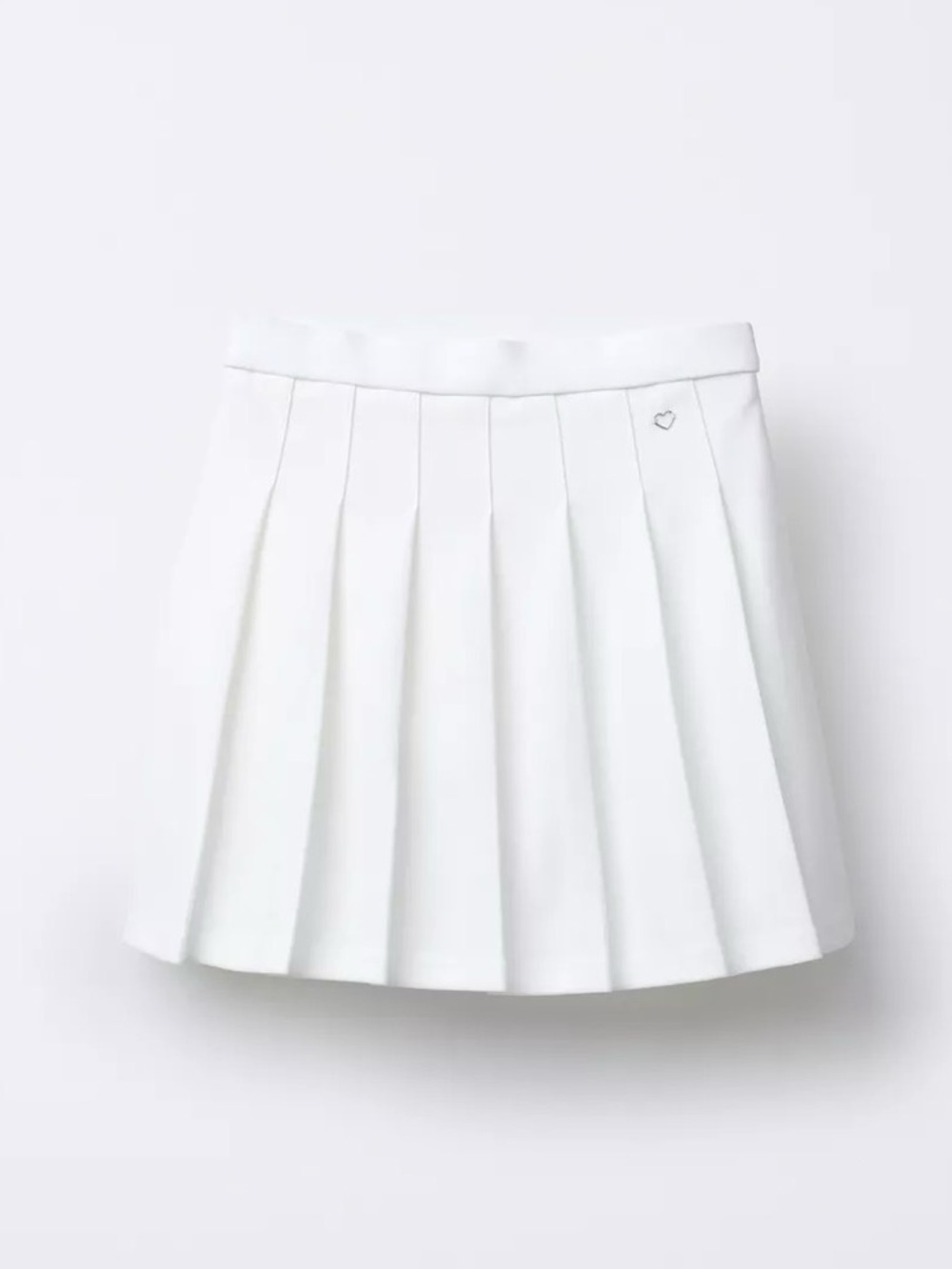 Gilr Pleated Skirt in White (size14)